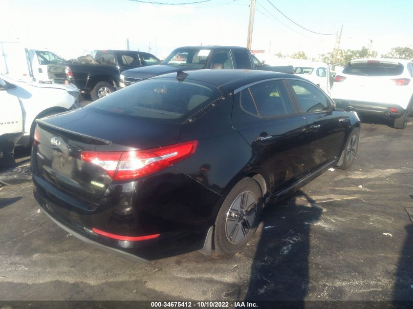 2013 KIA OPTIMA HYBRID LX KNAGM4AD5D5048823