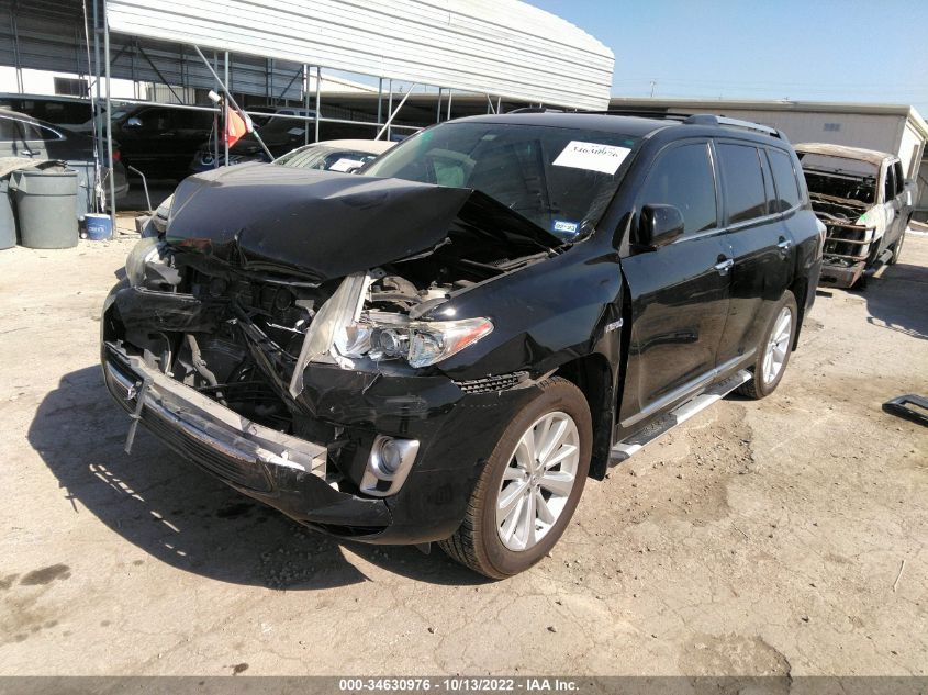 2013 TOYOTA HIGHLANDER HYBRID LIMITED JTEDC3EH7D2013357