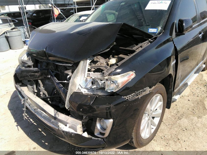2013 TOYOTA HIGHLANDER HYBRID LIMITED JTEDC3EH7D2013357