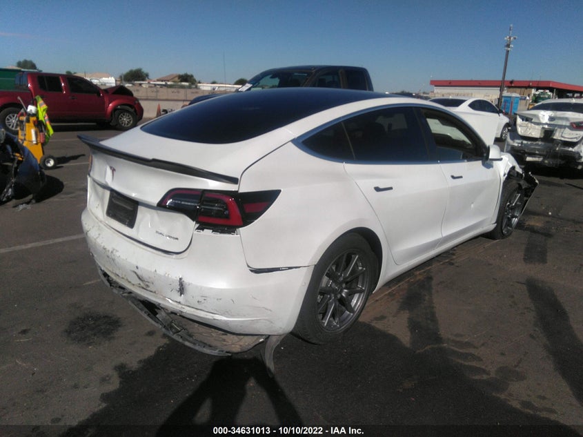 VIN 5YJ3E1EB4LF650244 2020 TESLA MODEL 3 LONG RANGE