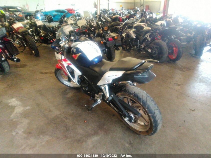 2012 HONDA CBR250 R MLHMC4101C5201005