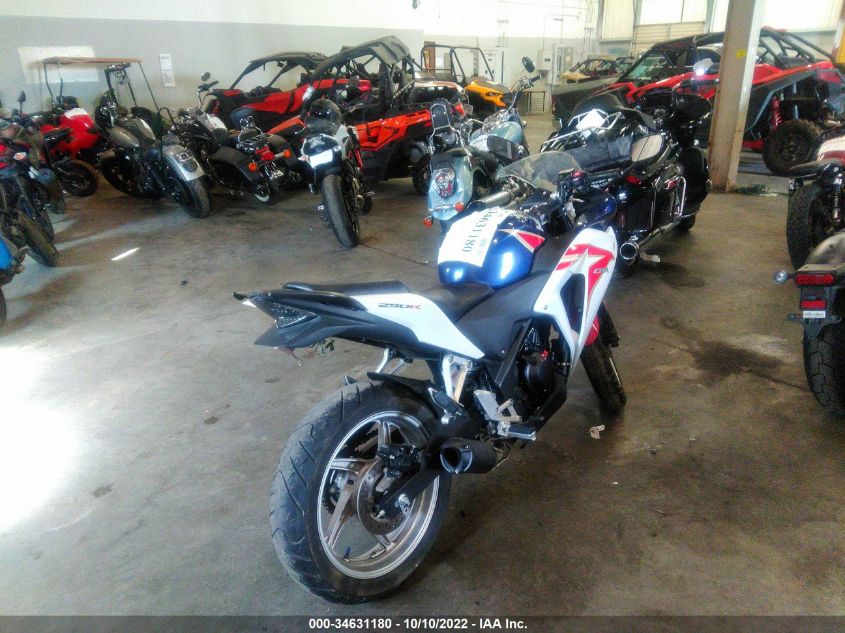 2012 HONDA CBR250 R MLHMC4101C5201005