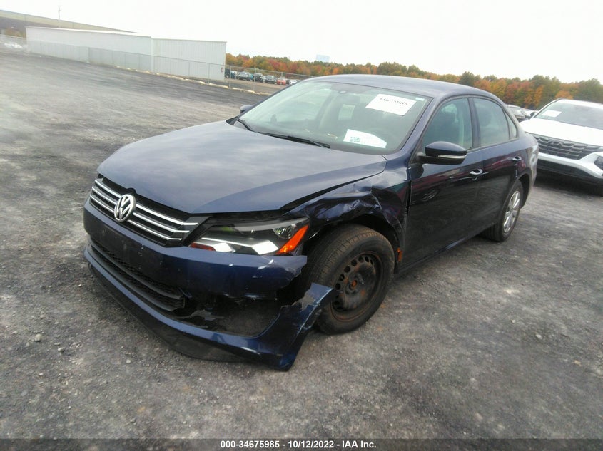 2013 VOLKSWAGEN PASSAT VIN: 1VWAP7A31DC015545