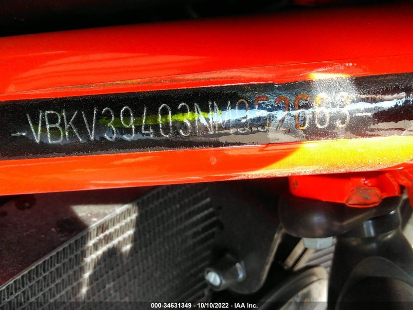 2022 KTM 1290 SUPER DUKE R VBKV39403NM952663