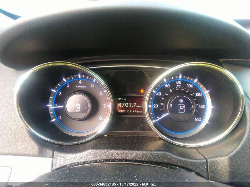 2013 HYUNDAI SONATA SE 5NPEC4AC8DH686472