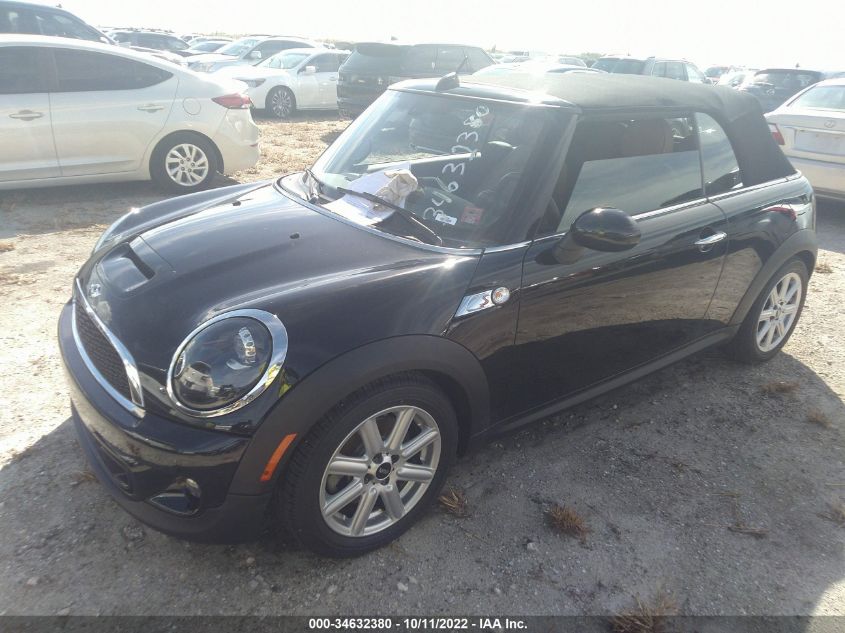 2015 MINI COOPER CONVERTIBLE S WMWZP3C55F2A90934