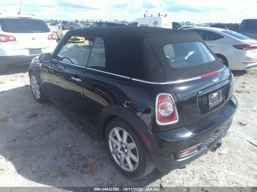 2015 MINI COOPER CONVERTIBLE S WMWZP3C55F2A90934