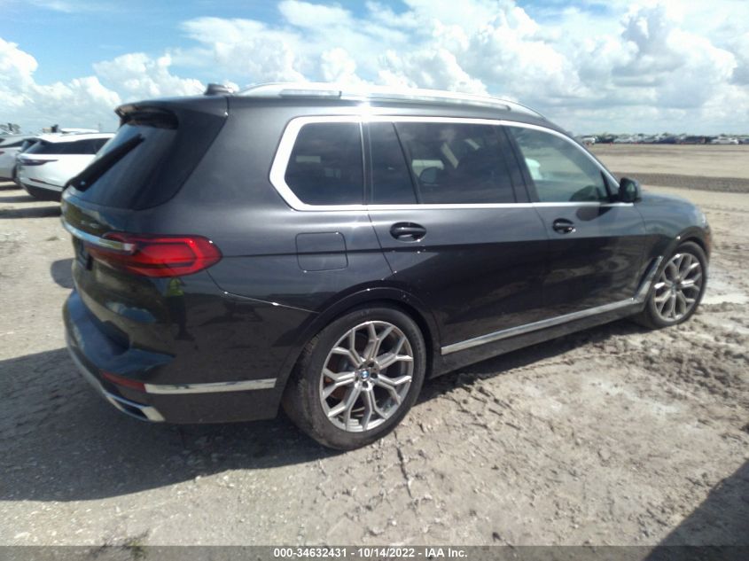 2020 BMW X7 XDRIVE40I 5UXCW2C05L9B61562