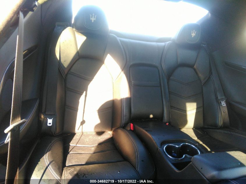 2013 MASERATI GRANTURISMO SPORT/MC STRADALE ZAM45VLAXD0073222