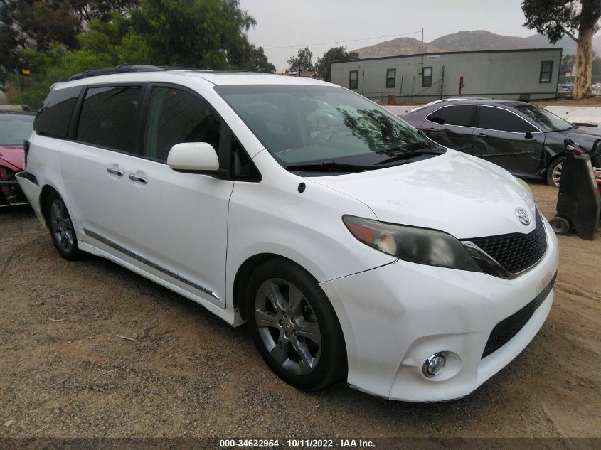 2014 TOYOTA SIENNA SE - 5TDXK3DC1ES482478
