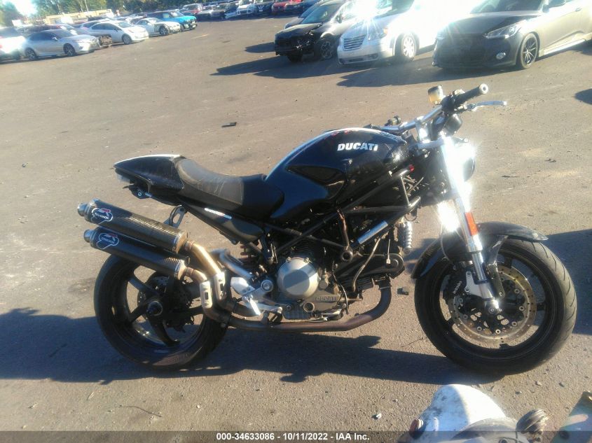 2007 DUCATI MONSTER S2R1000 ZDM1RABP27B102462