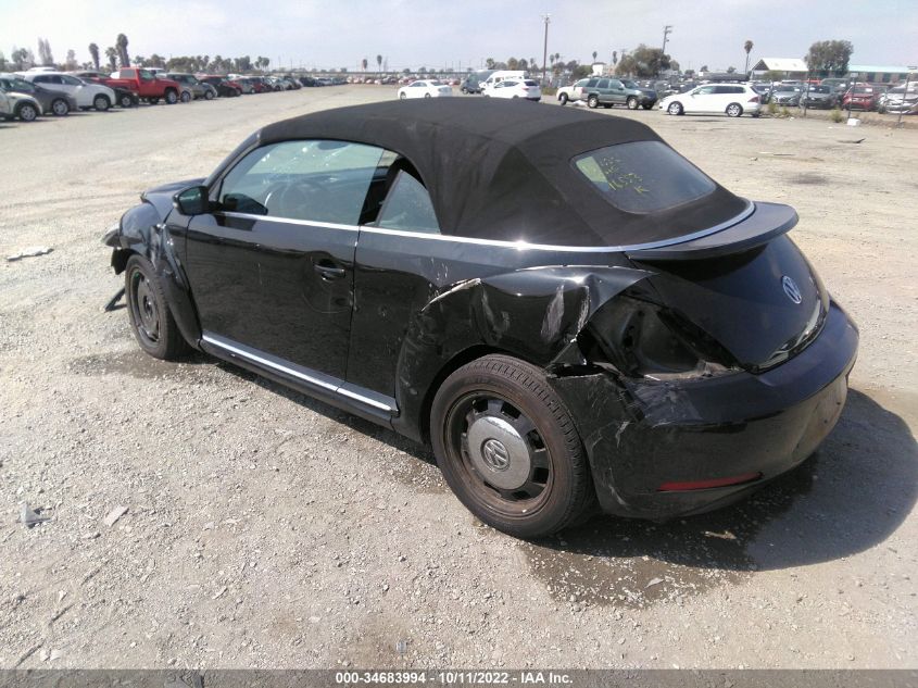 2014 VOLKSWAGEN BEETLE CONVERTIBLE 1.8T 3VW517AT6EM816555