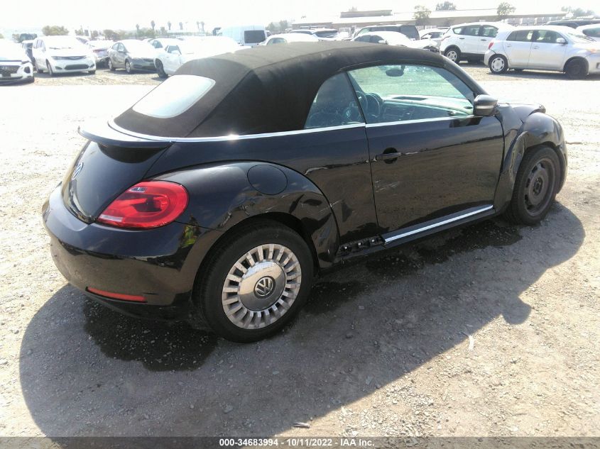 2014 VOLKSWAGEN BEETLE CONVERTIBLE 1.8T 3VW517AT6EM816555