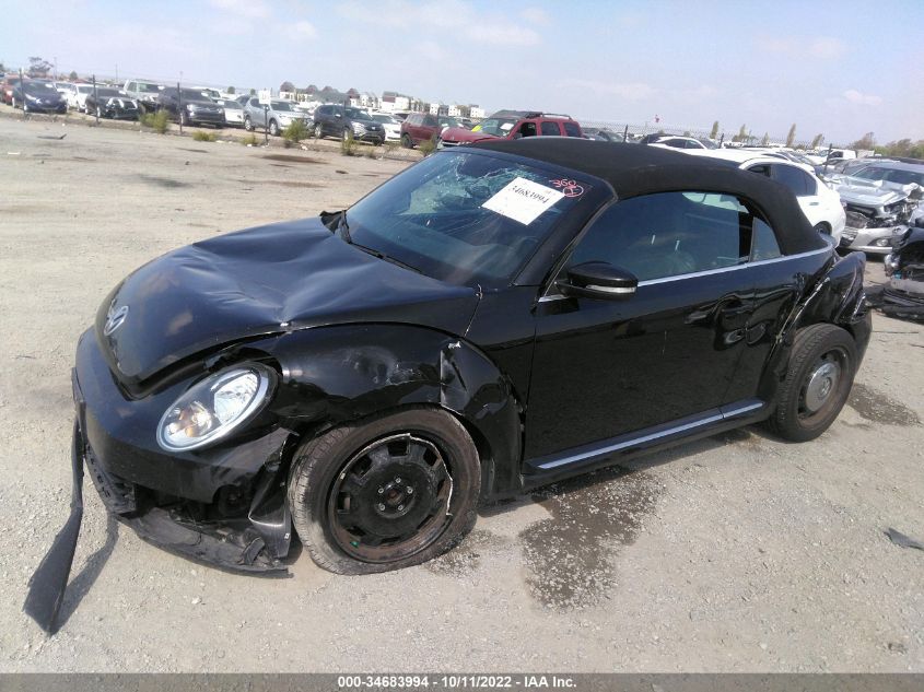 2014 VOLKSWAGEN BEETLE CONVERTIBLE 1.8T 3VW517AT6EM816555