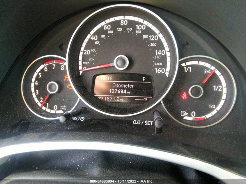 2014 VOLKSWAGEN BEETLE CONVERTIBLE 1.8T 3VW517AT6EM816555