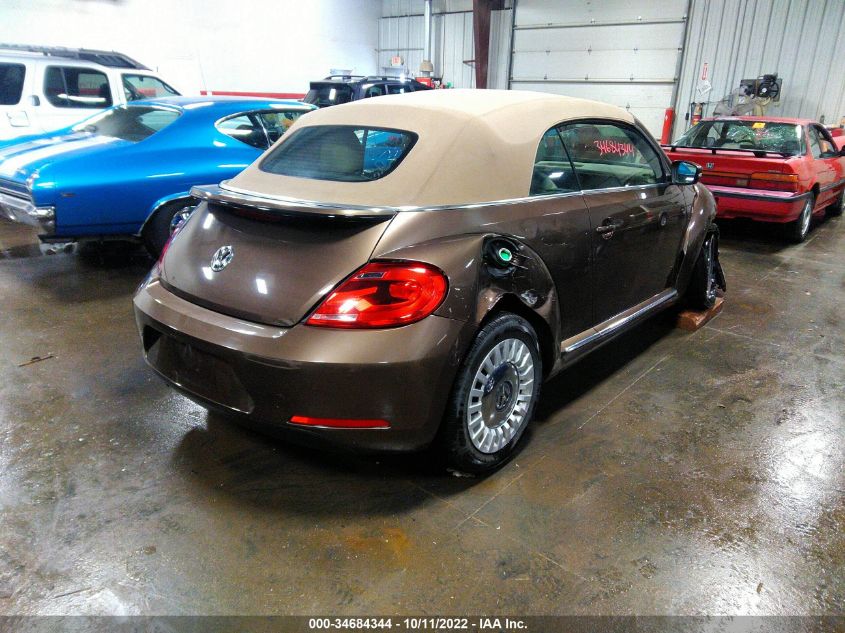 2013 VOLKSWAGEN BEETLE CONVERTIBLE 2.5L 3VW5X7AT9DM829989