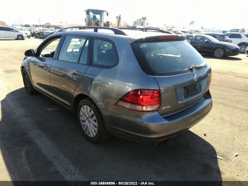 2013 VOLKSWAGEN JETTA SPORTWAGEN S 3VWPP7AJ4DM643915