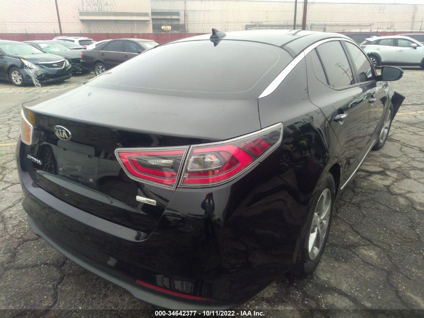 2016 KIA OPTIMA HYBRID KNAGM4AD6G5096108