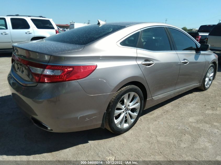 2013 HYUNDAI AZERA KMHFG4JG2DA324023