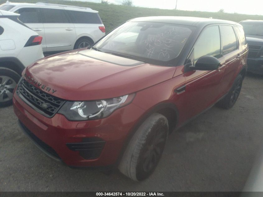 2019 LAND ROVER DISCOVERY SPORT SE SALCP2FX8KH799502