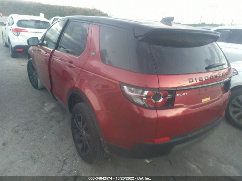 2019 LAND ROVER DISCOVERY SPORT SE SALCP2FX8KH799502