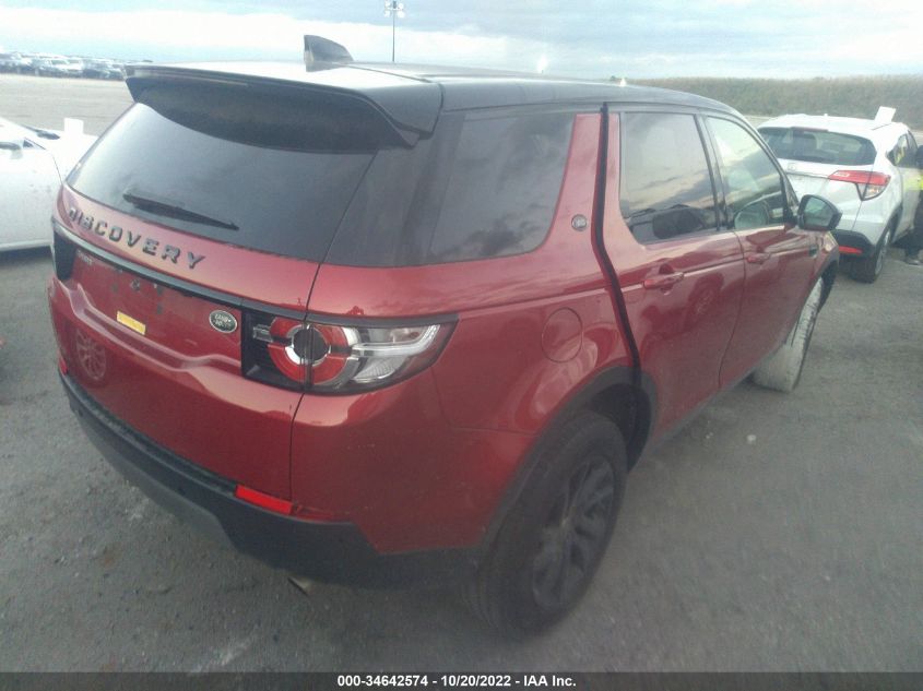 2019 LAND ROVER DISCOVERY SPORT SE SALCP2FX8KH799502