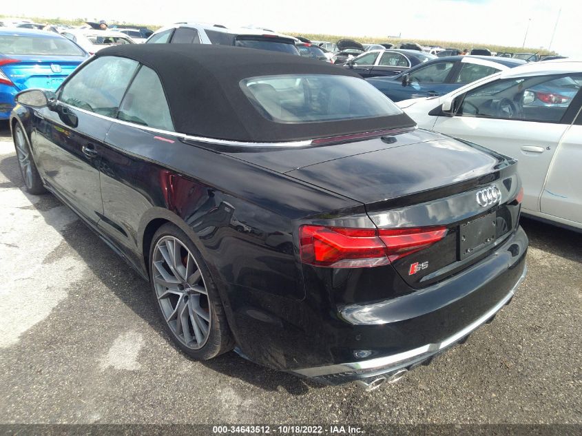 2021 AUDI S5 CABRIOLET PRESTIGE WAUY4GF56MN001002