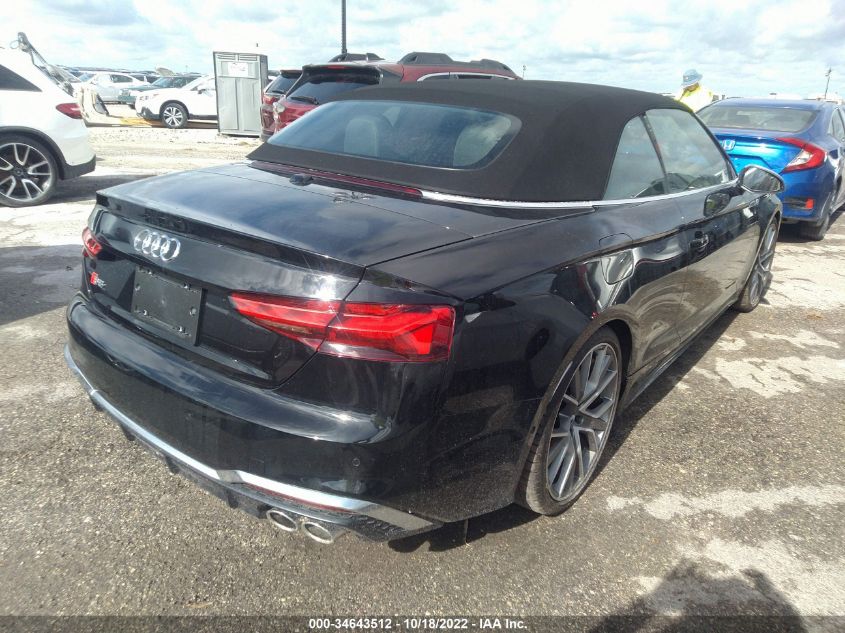 2021 AUDI S5 CABRIOLET PRESTIGE WAUY4GF56MN001002