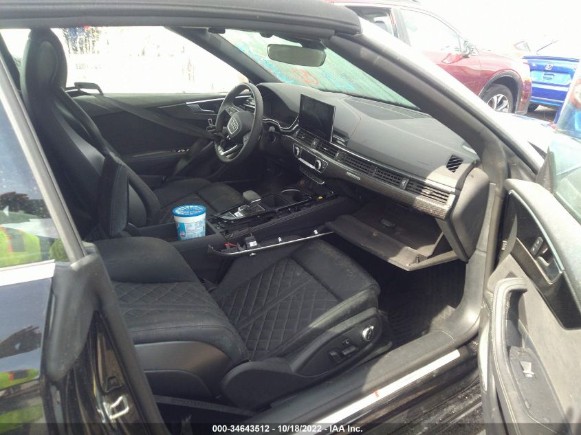 2021 AUDI S5 CABRIOLET PRESTIGE WAUY4GF56MN001002