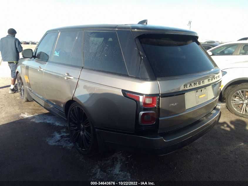 2018 LAND ROVER RANGE ROVER HSE SALGS2SV5JA509230