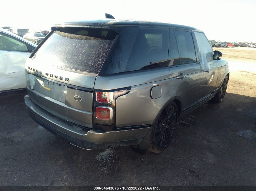 2018 LAND ROVER RANGE ROVER HSE SALGS2SV5JA509230