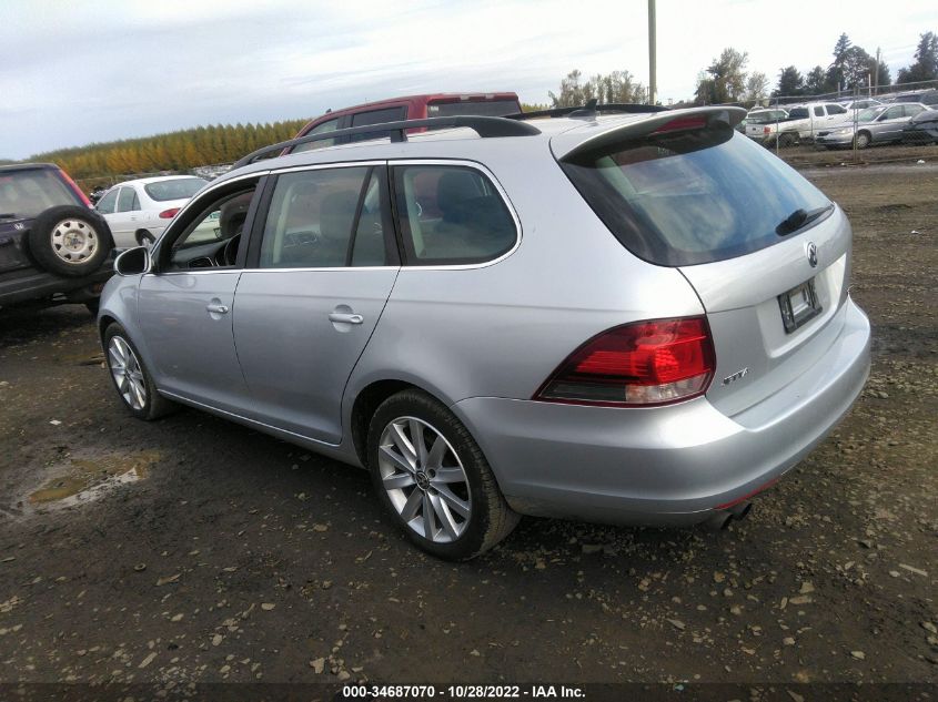 2014 VOLKSWAGEN JETTA SPORTWAGEN TDI W/SUNROOF 3VWPL7AJ1EM623294