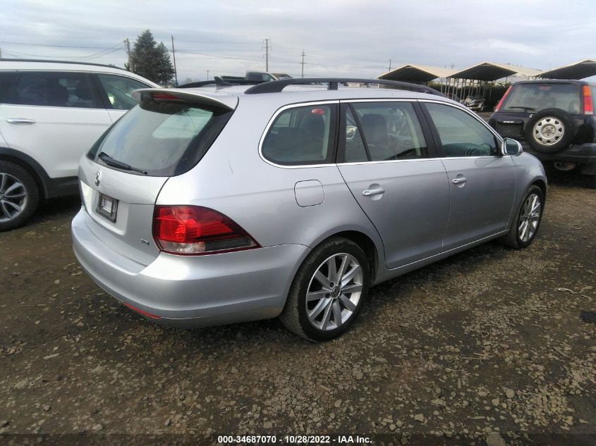 2014 VOLKSWAGEN JETTA SPORTWAGEN TDI W/SUNROOF 3VWPL7AJ1EM623294