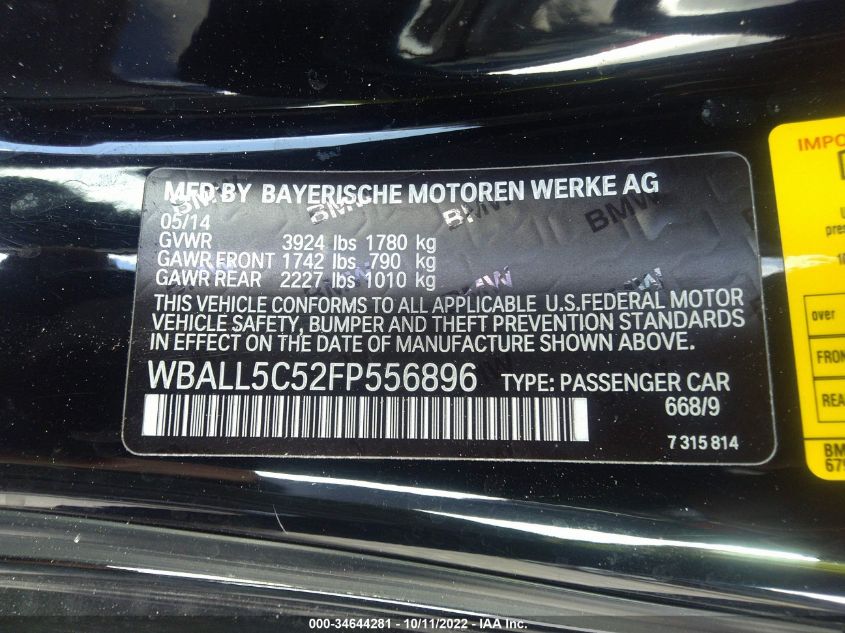 2015 BMW Z4 SDRIVE28I - WBALL5C52FP556896