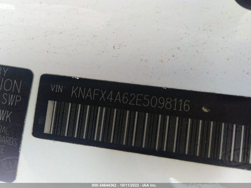 2014 KIA FORTE LX - KNAFX4A62E5098116