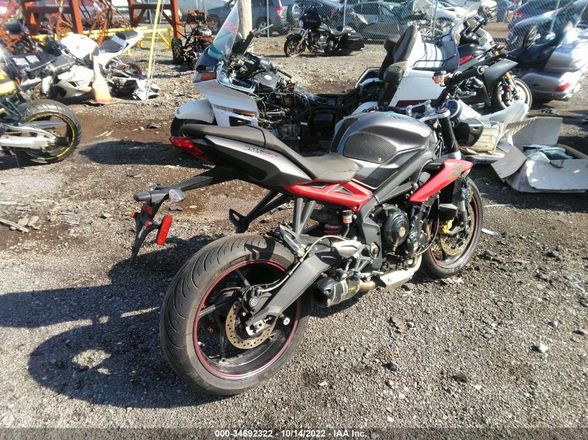 2016 TRIUMPH MOTORCYCLE STREET TRIPLE R/ABS SMTL03NE4GT741202