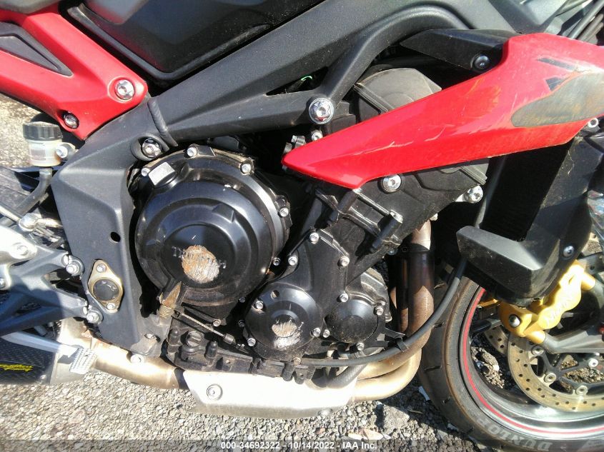 2016 TRIUMPH MOTORCYCLE STREET TRIPLE R/ABS SMTL03NE4GT741202