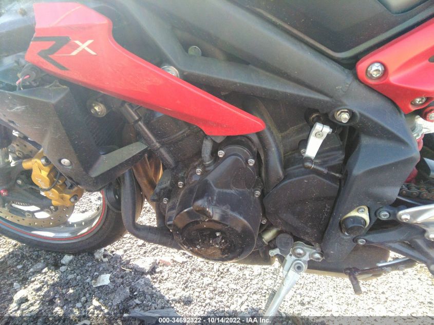 2016 TRIUMPH MOTORCYCLE STREET TRIPLE R/ABS SMTL03NE4GT741202