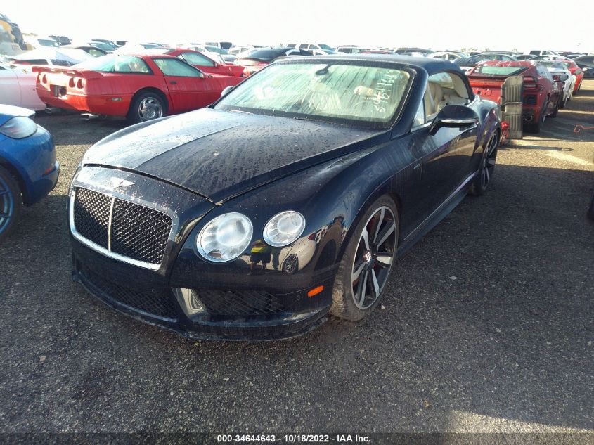 2015 BENTLEY CONTINENTAL GT V8 S SCBGH3ZA1FC041414