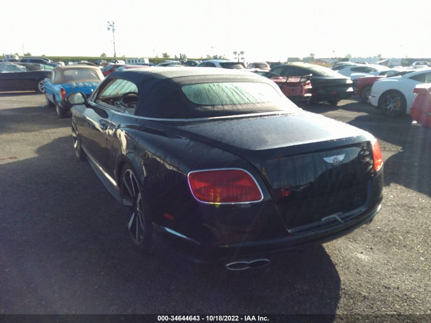 2015 BENTLEY CONTINENTAL GT V8 S SCBGH3ZA1FC041414