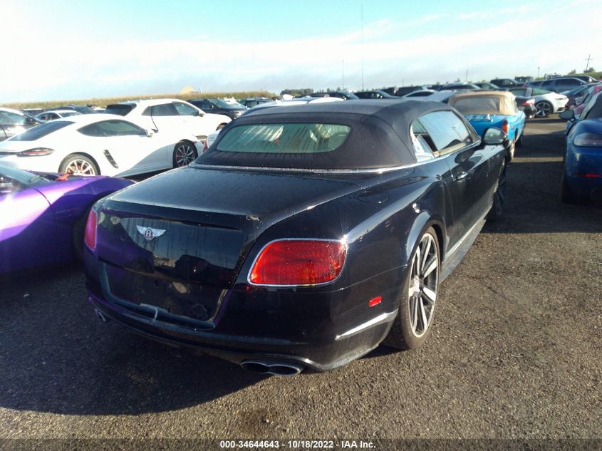 2015 BENTLEY CONTINENTAL GT V8 S SCBGH3ZA1FC041414