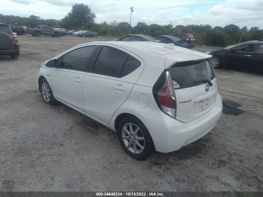 2015 TOYOTA PRIUS C ONE/TWO/THREE/FOUR JTDKDTB38F1111954