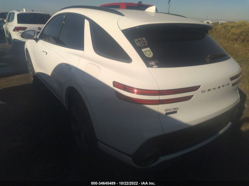 2022 GENESIS GV70 3.5T SPORT KMUMCDTC4NU016978