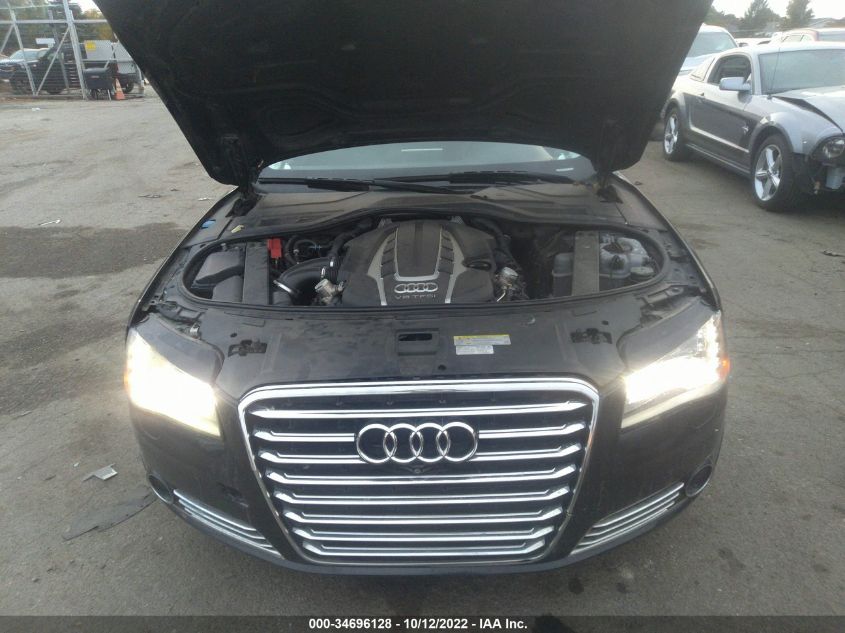 2014 AUDI A8 L 4.0T WAUR2AFD8EN005858