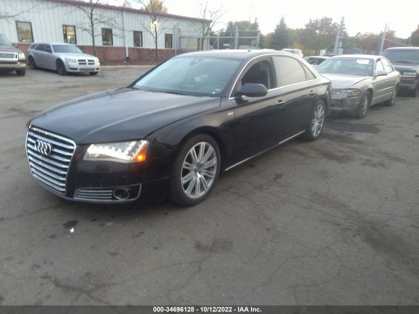 2014 AUDI A8 L 4.0T WAUR2AFD8EN005858