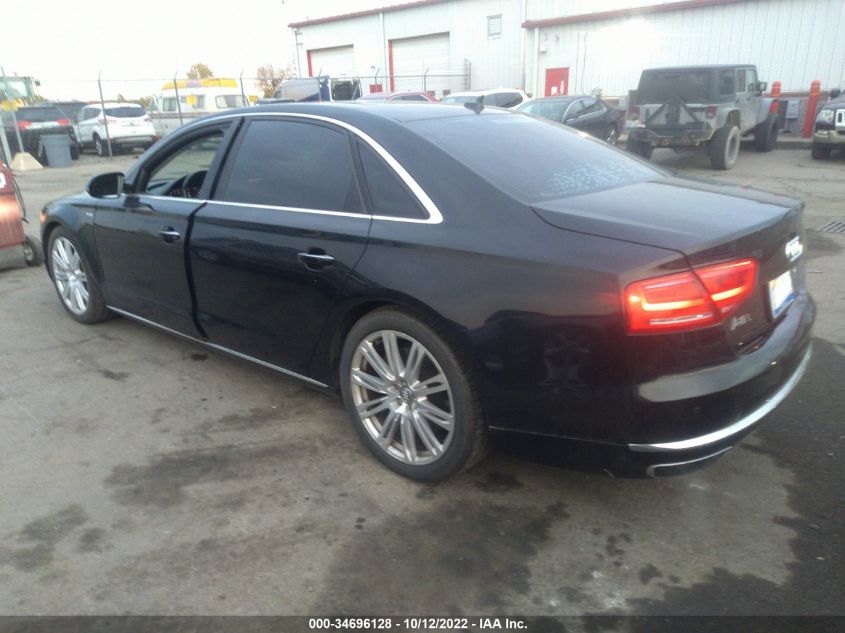 2014 AUDI A8 L 4.0T WAUR2AFD8EN005858