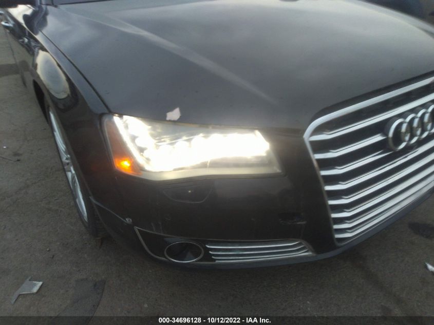 2014 AUDI A8 L 4.0T WAUR2AFD8EN005858