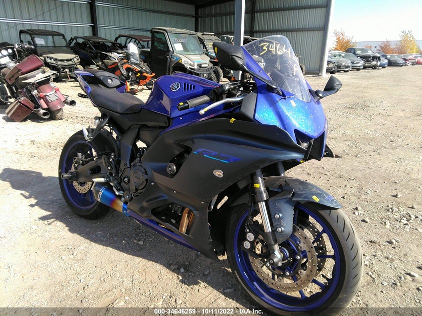 VIN JYARM38E5NA001607 2022 YAMAHA YZFR7