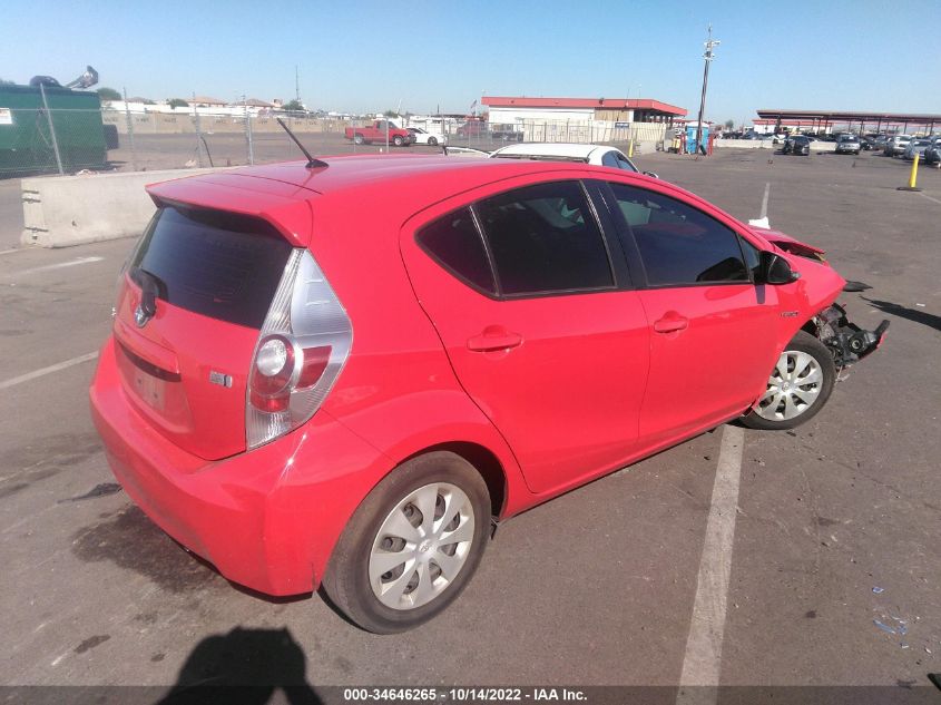 2013 TOYOTA PRIUS C ONE/TWO/THREE/FOUR JTDKDTB32D1530993