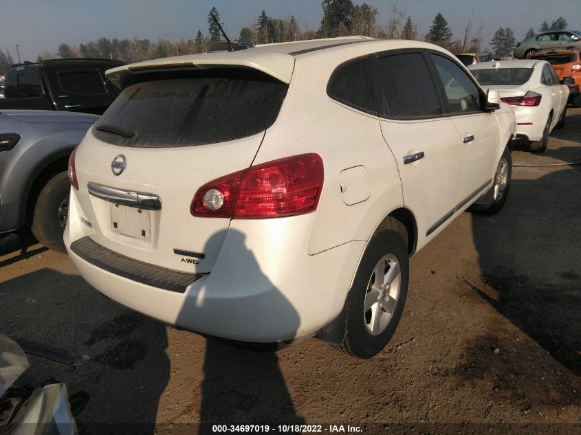 VIN JN8AS5MV6DW149702 2013 NISSAN ROGUE no.4